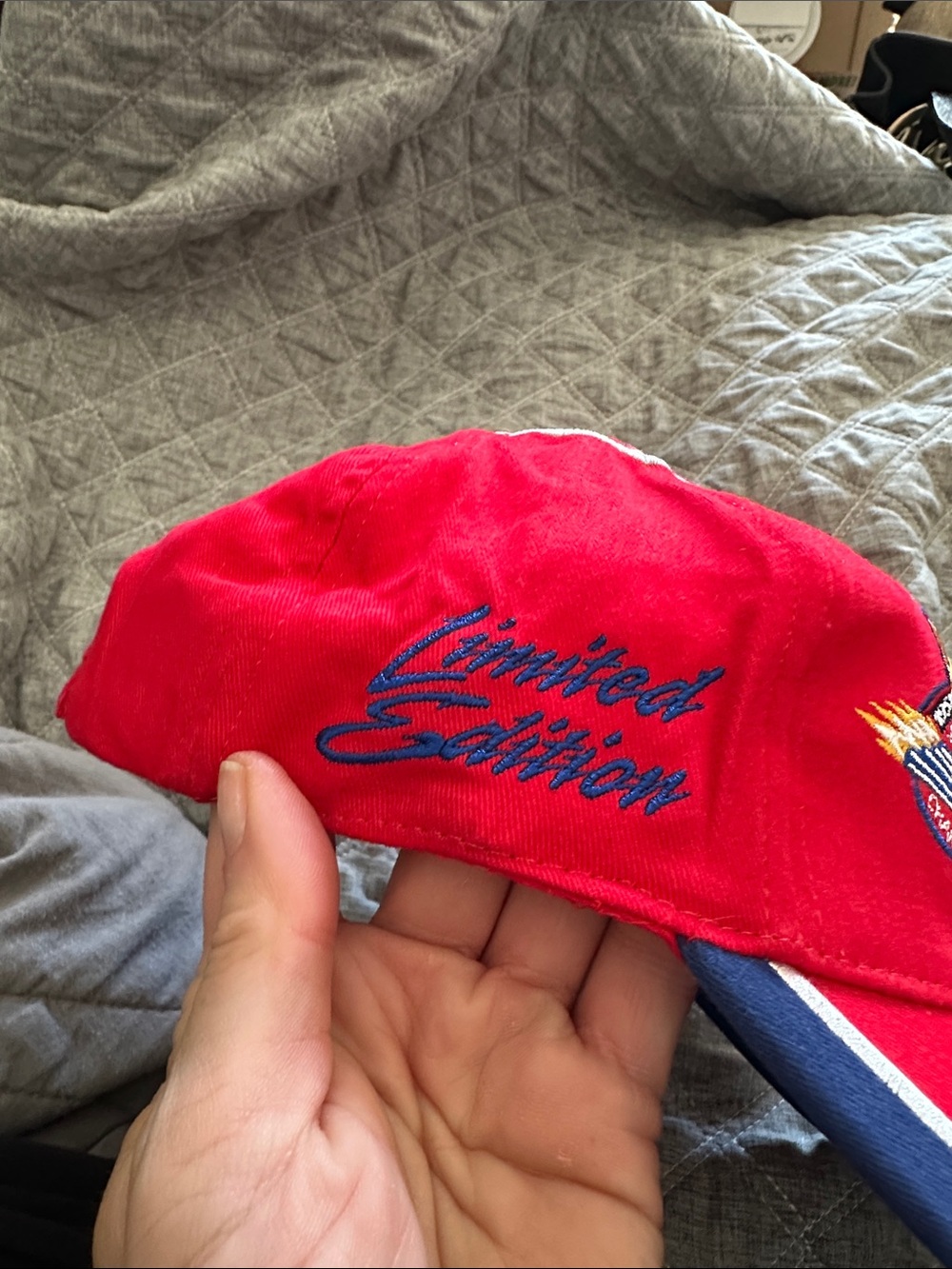 Red Racing Baseball Cap - 50 Years Commemorative - Picture 2 of 5